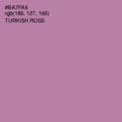 #BA7FA6 - Turkish Rose Color Image